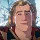 What If's animated Thor wears a smirky grin while standing in a snowy landscape.